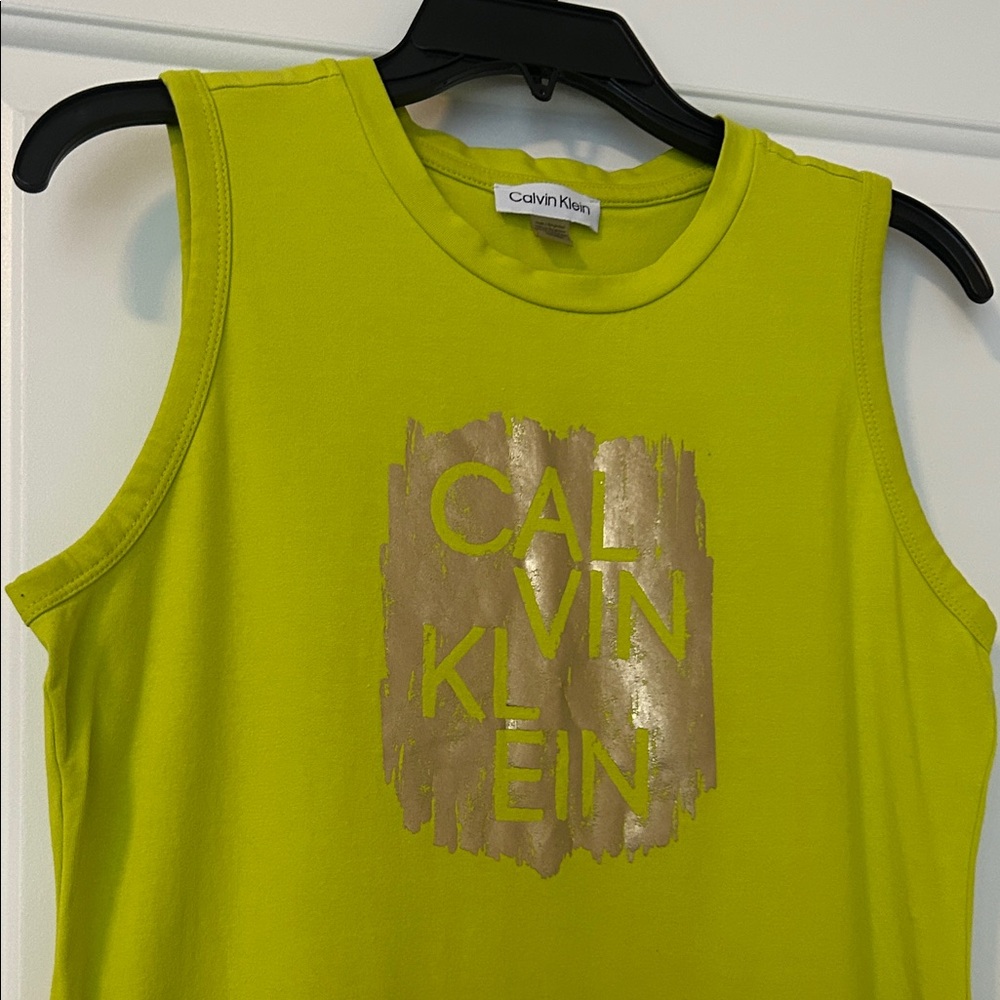 Neon Green T-shirt Dress